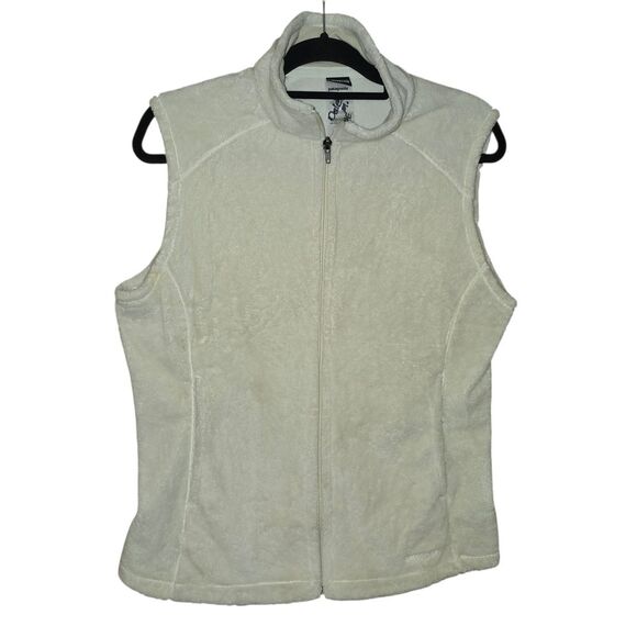 Cream Sleeveless Fleece Vest - Picture 1 of 3